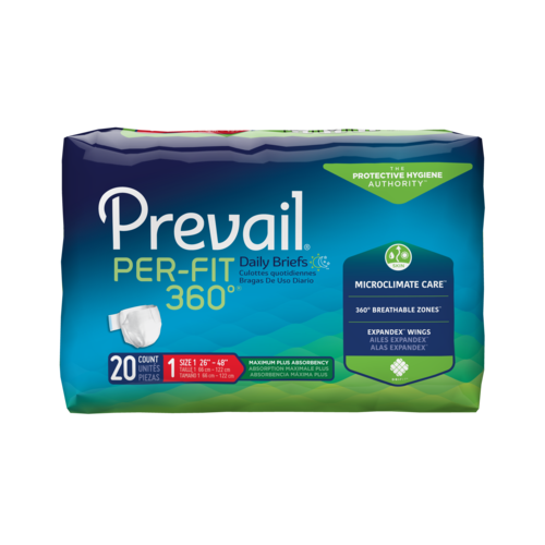 Prevail Per-Fit 360 Incontinence Briefs for Men & Women