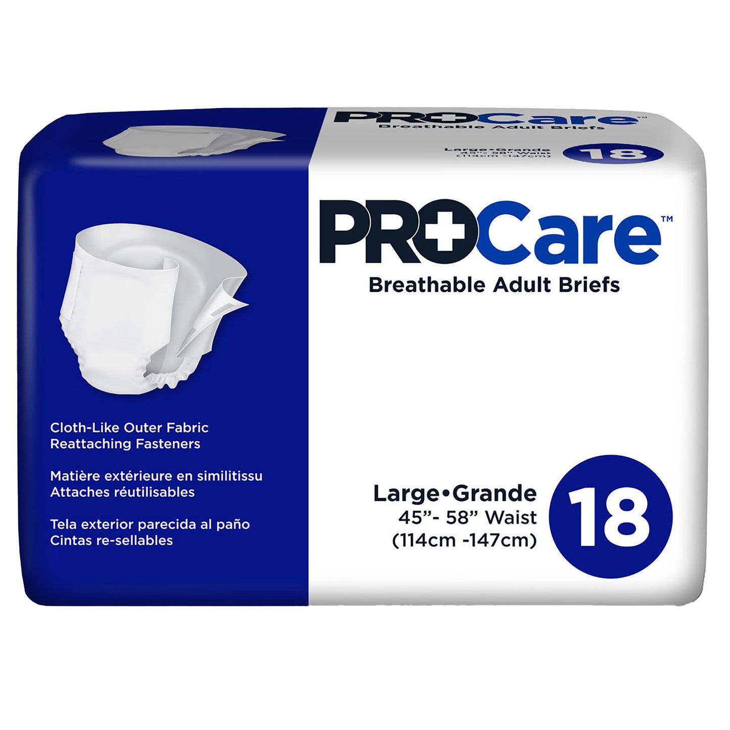 ProCare Incontinence Adult Briefs for Men & Women