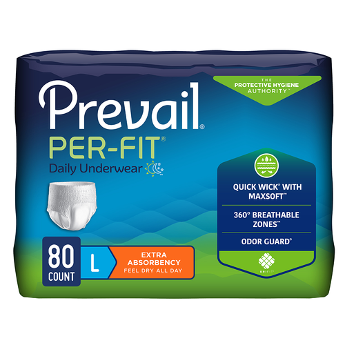 Prevail Incontinence Per-Fit Protective Underwear for Men & Women