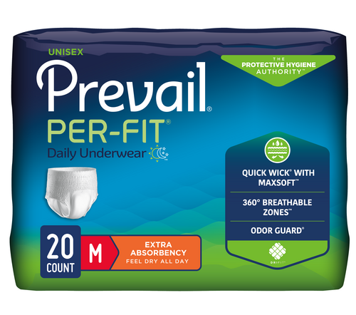 Prevail Incontinence Per-Fit Protective Underwear for Men & Women